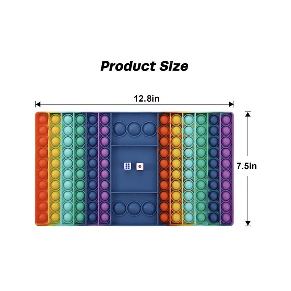 BOGO - Top Trenz XXL Jumbo OMG Pop Fidgety Game Board Great for Travel - Picture 3 of 7